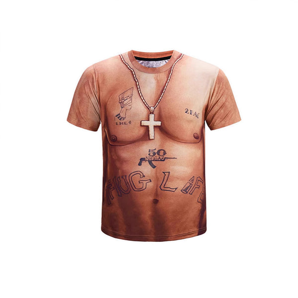 Camiseta Estampada 3D de Manga Corta para Hombre - Comodidad Premium - Image 6