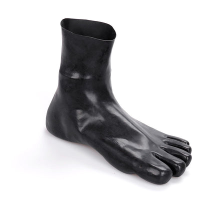 Calcetines de Látex Natural con Dedos Separados Tubo Corto Negro - Image 7