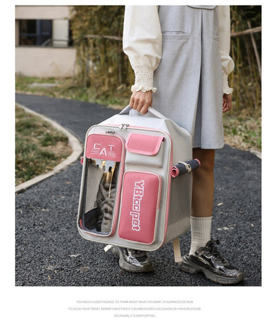 Mochila Transportín para Gatos - Diseño Versátil Todo Clima - Image 27