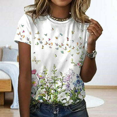 Blusa Estampado Girasoles 3D para Mujer - Image 8