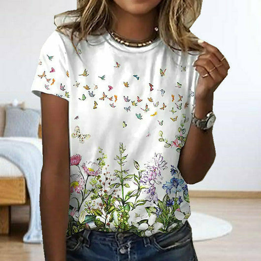 Blusa Estampado Girasoles 3D para Mujer - Image 8