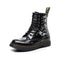 Botas de Cuero Personalizadas con Calavera Graffiti - Motociclista Unisex