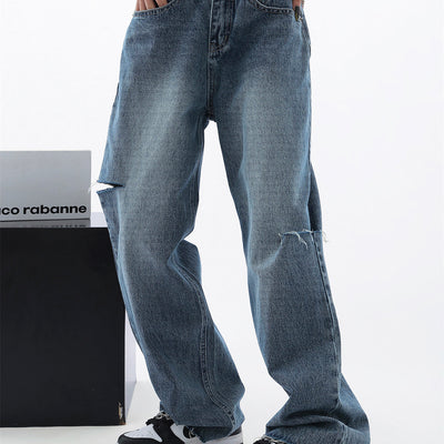 Pantalones Anchos de Cintura Alta - Corte Recto Moderno