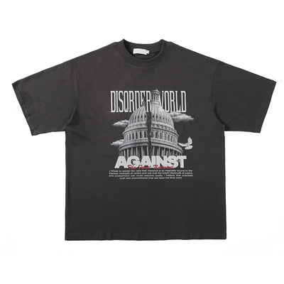Camiseta Retro Suelta de Manga Ancha para Hombre - Estilo Urbano Casual - Image 12