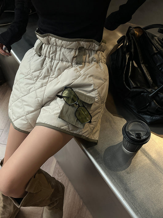 Shorts Casuales de Cintura Alta para Invierno - Image 11