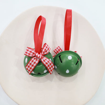 Guirnalda Navideña con Moños y Campanas de Metal - Decoración de 4cm - Image 7