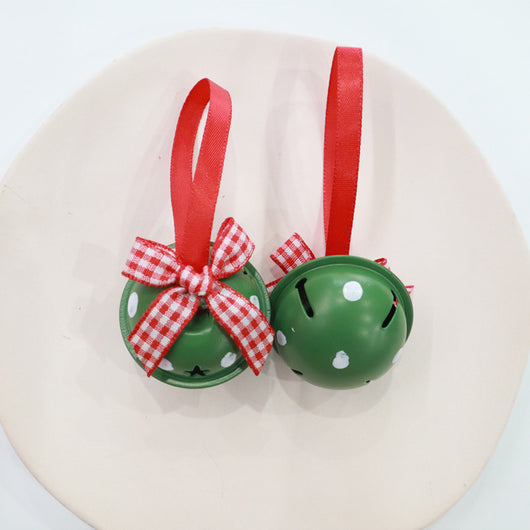 Guirnalda Navideña con Moños y Campanas de Metal - Decoración de 4cm - Image 7