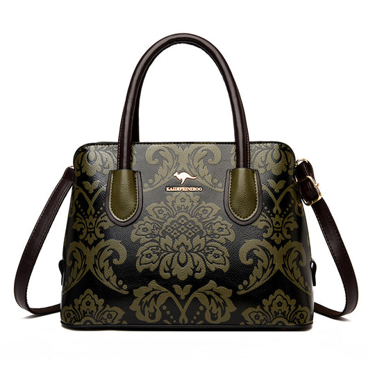 Bolsa Étnica con Estampado Floral Presión - Image 2