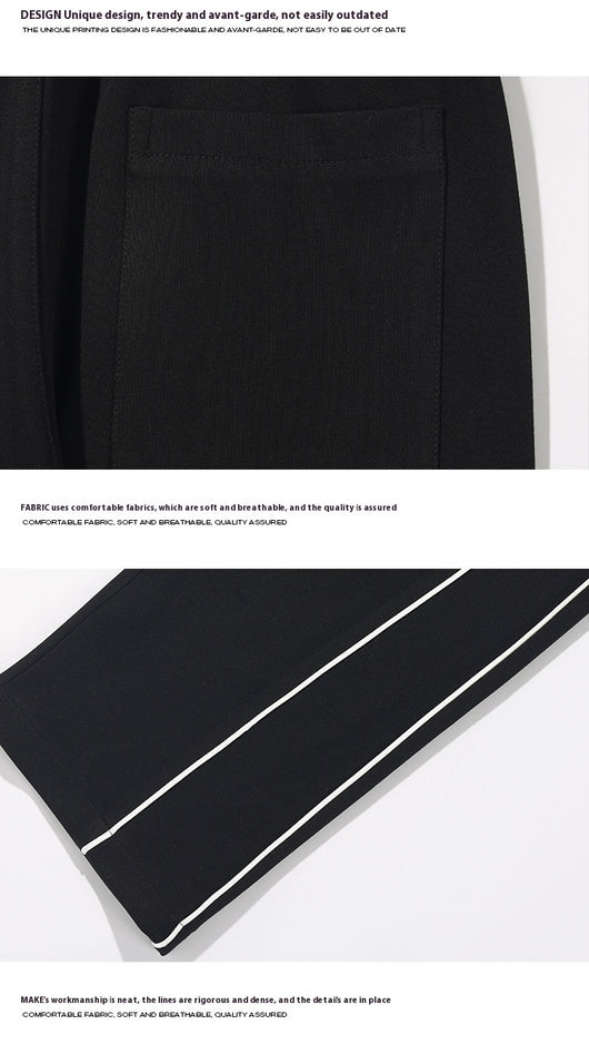 Pantalones de Buzo Hong Kong Cintura Blanca con Cinta - Image 10