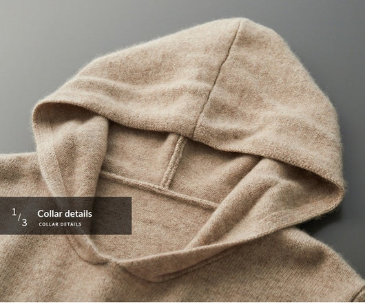 Sudadera con Capucha de Cachemira Tejida para Hombre - Image 13