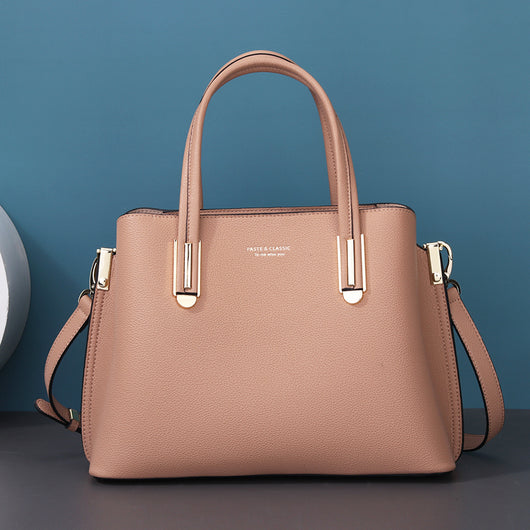 Bolso Mensajero de Cuero Negro para Mujer - Gran Capacidad - Image 4