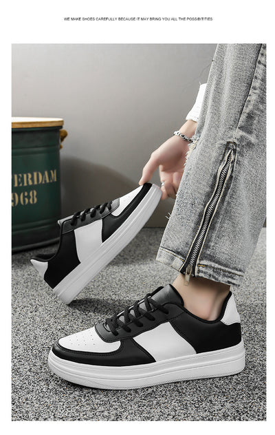 Zapatos Plataforma Blancos Talla Grande para Hombre - Primavera y Verano - Image 16