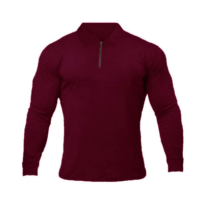 Polo Deportivo de Manga Larga para Hombre - Estilo Casual y Moderno