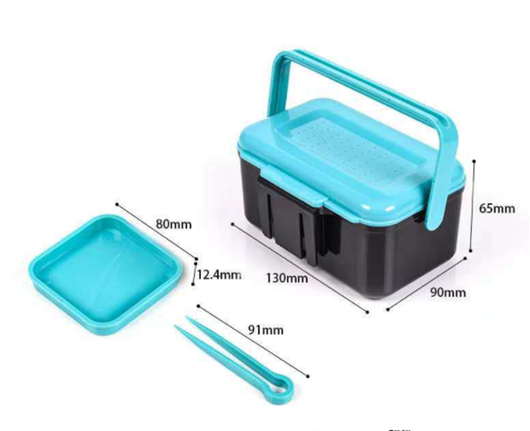 Caja de cebo dual con asa portátil - Image 9
