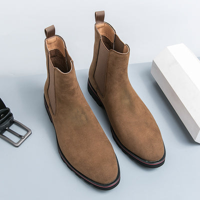 Botas Cargo Tobilleras de Cuero para Hombre - Estilo Casual Versátil - Image 9
