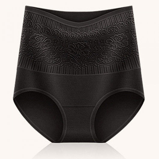 Panties Levanta Cola de Cintura Alta en Encaje Sexy - Talla Grande - Image 4