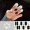 Stickers de Uñas Mariposa Floral con Efecto Láser Bronceado