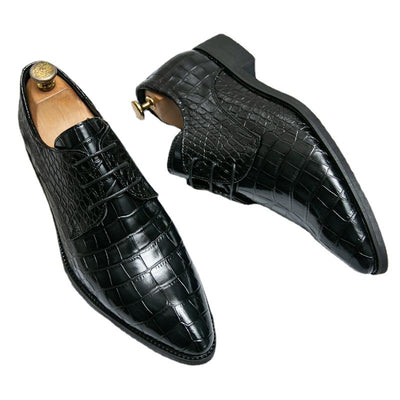 Zapatos de Cuero Formal Puntiagudo para Hombre - Elegancia Profesional - Image 5
