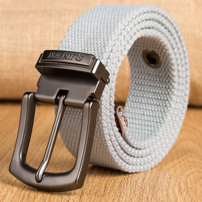 Cinturón de Lona Gruesa con Hebilla para Hombre - Resistente y Versátil - Image 3