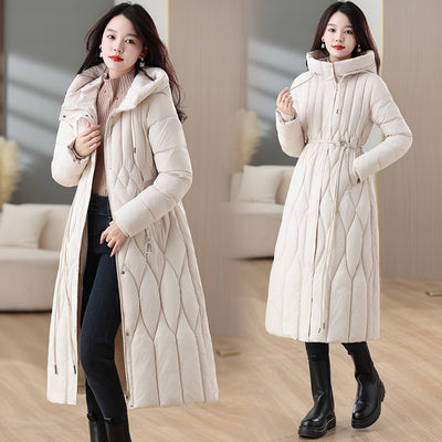 Abrigo Térmico Acolchado de Algodón para Mujer - Largo Medio - Image 6