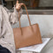 Bolso Tote de Cuero Genuino para Mujer - Bolsa Commuter de Gran Capacidad