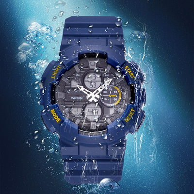 Reloj Deportivo Inteligente Resistente al Agua con Doble Sistema Electrónico - Image 3