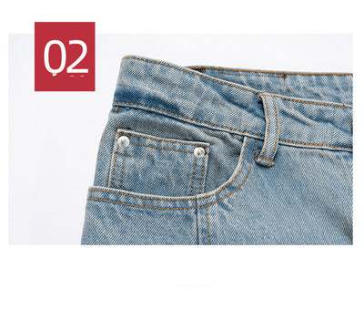 Pantalones Vaqueros Unisex Azul Gato - Estilo Urbano - Image 14