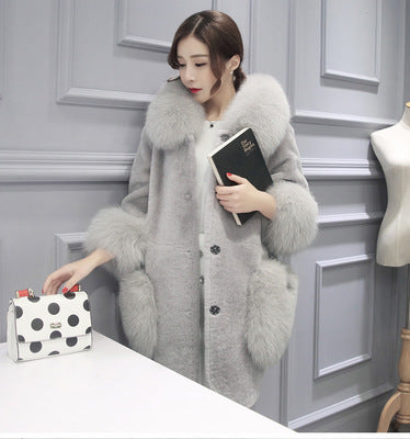 Abrigo de Invierno Coreano con Pelaje para Mujer - Image 7