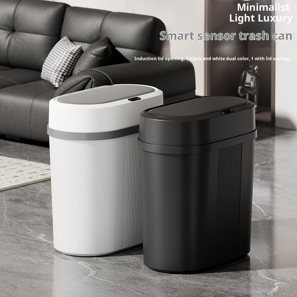 Basurero Inteligente Sellado Resistente al Agua y Humedad con Tapa Automática