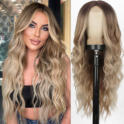 Peluca Frontal de Encaje Estilo Europeo y Americano para Mujer - Image 27