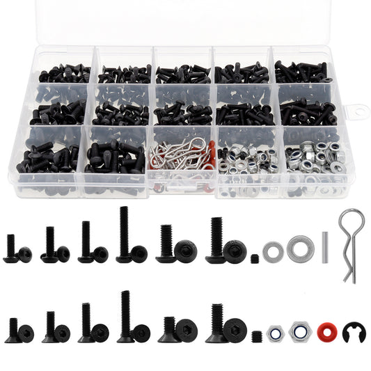 Caja de Tornillos de Metal M3M4 con Pasador R