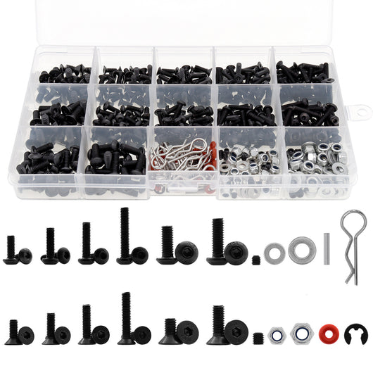 Caja de Tornillos de Metal M3M4 con Pasador R