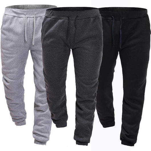 Pantalones de Felpa Lisos para Hombre - Image 7