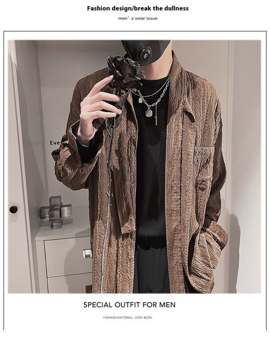 Cardigan Tejido Lujo Casual - Abrigo Medio Largo Versátil - Image 9