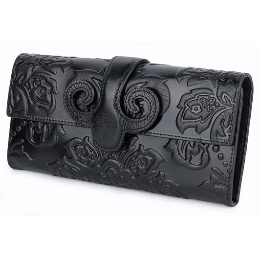 Billetera Larga para Mujer en Cuero Engrasado Premium - Image 5