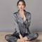 Pijama de Seda para Parejas Primavera Otoño