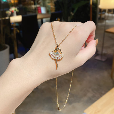 Collar de Perla en Acero Titanio de Diseño Exclusivo para Mujer - Image 27