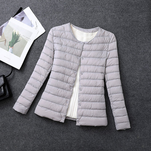 Chaqueta Térmica Ligera Cuello Redondo para Mujer - Image 30