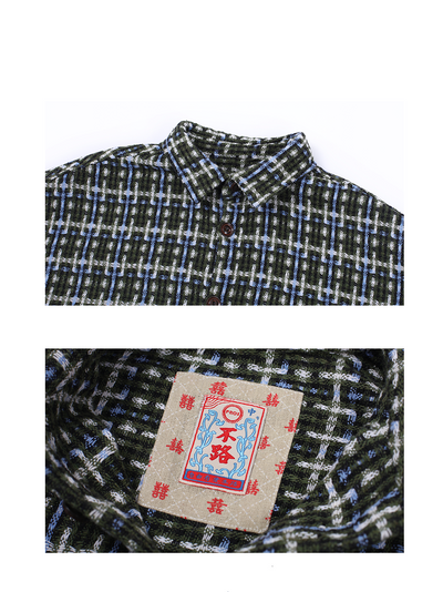 Abrigo Camisa Retro con Solapas y Detalles de Costura Decorativa - Image 13