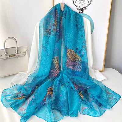 Bufanda de Rosas Yourou en Hilo Elegante para Mujer - Image 7