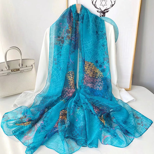 Bufanda de Rosas Yourou en Hilo Elegante para Mujer - Image 7