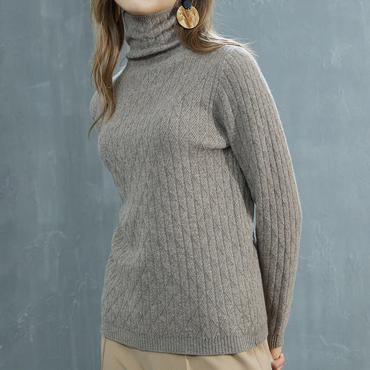 Suéter de Lana Gruesa para Mujer Otoño Invierno - Image 12