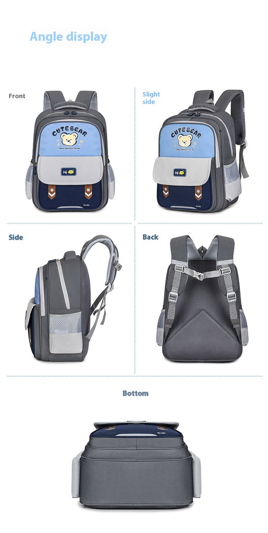 Mochila Escolar Ergonómica de Gran Capacidad con Protección Dorsal - Image 12
