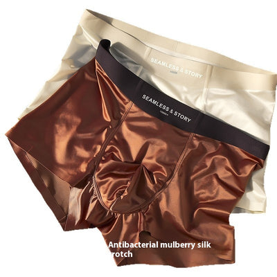 Calzoncillos de Seda de Hielo Lujo Satinado para Hombre - Image 7