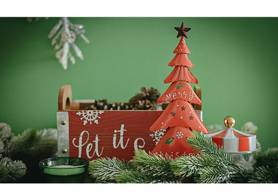 Árbol de Navidad de Metal para Ventana - Adorno Decorativo del Hogar - Image 17