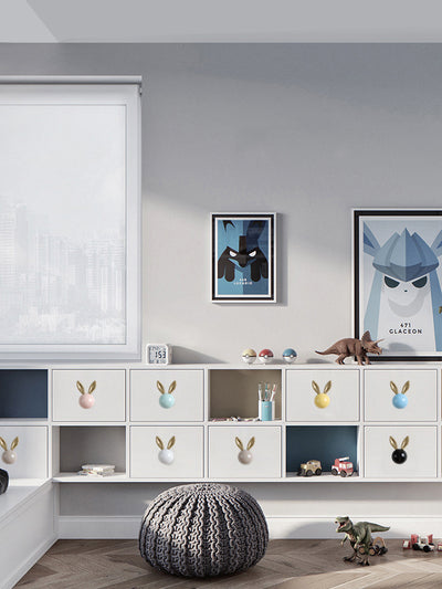 Tirador de Cerámica Conejo para Puertas y Cajones Infantiles - Diseño Minimalista Moderno - Image 10