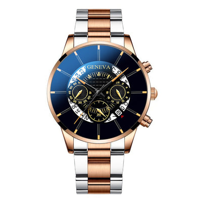 Reloj de Cuarzo para Hombre con Banda de Acero Inoxidable y Calendario - Image 6