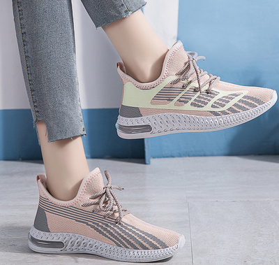 Tenis Fly-Knit Blancos Para Mujer - Diseño Moderno en Cuero - Image 20