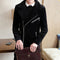 Abrigo de Invierno para Hombre en Lana y Cachemira - Chaqueta Negra Elegante