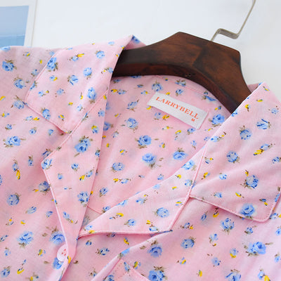 Pijama Estilo Pastoral Japonés para Mujer - Algodón Gasa Manga Larga - Image 28